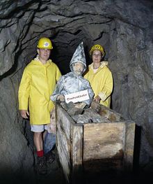 Tourist mine in the Spieljoch